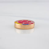 Herraje Escudo Selección 2.45 g / 1.5 cm Oro Rosa 18K