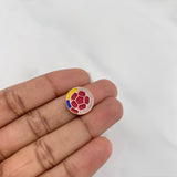 Herraje Escudo Selección 2.45 g / 1.5 cm Oro Rosa 18K
