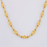 Cadena Rustica Trebol 11.2g / 60cm / 5mm Oro Amarillo 18K