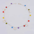 Tobillera Mariposas Colgantes 3.55g / 26.2cm / 1.2mm Plata 925
