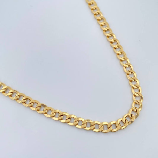 Cadena Cubana 12.8gr / 60.7cm / 5.7mm Oro Amarillo +1 18K %