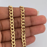 Cadena Cubana 12.8gr / 60.7cm / 5.7mm Oro Amarillo +1 18K %