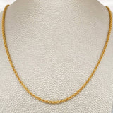 Cadena Lazo 3.2gr / 50.3cm / 2.1mm Oro Amarillo +3 18K %