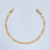 Pulso Figaro 5.8gr / 20.5cm / 3.7mm Oro Amarillo +1 18K %