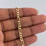 Pulso Figaro 5.8gr / 20.5cm / 3.7mm Oro Amarillo +1 18K %