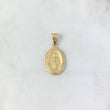 Dije Virgen Milagrosa 2gr / 3.6cm / Mate Oro Amarillo