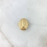 Herraje Virgen de Guadalupe 0.95gr / 1.8cm / Troquelado Oro Amarillo