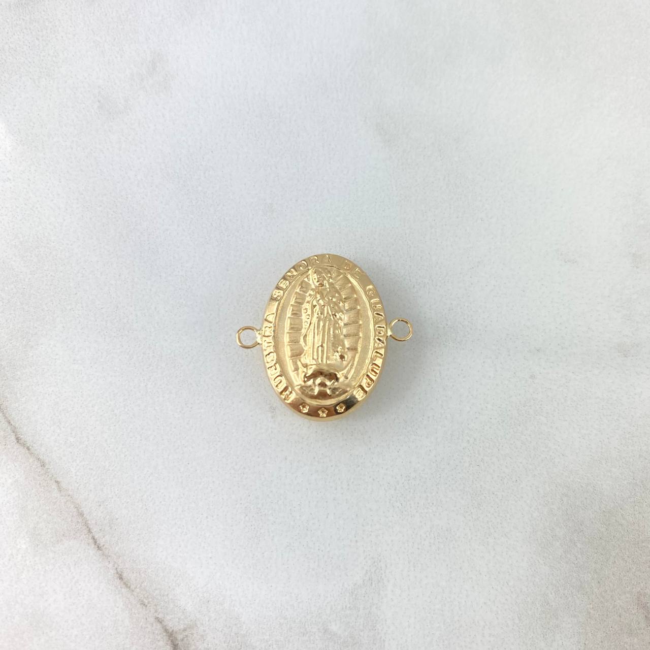 Herraje Virgen de Guadalupe 0.4gr / 1.8cm / Troquelado Oro Amarillo