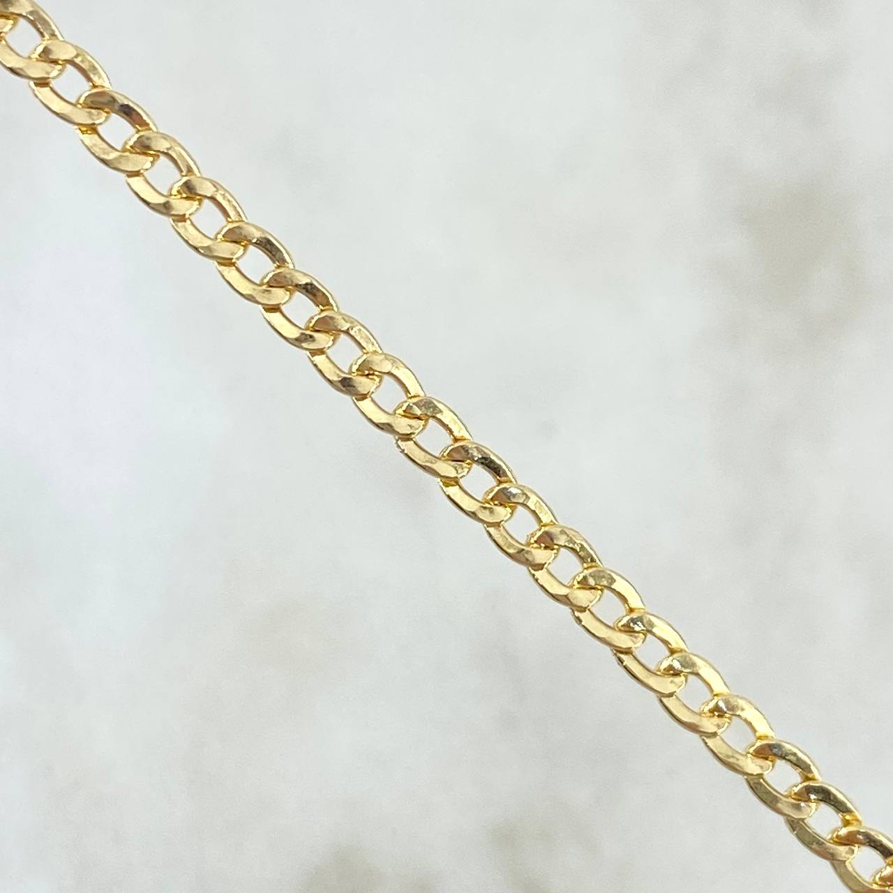 Cadena Mini Cubana 2.9gr / 60cm / 2.3mm Oro Amarillo +1 18K *