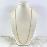 Cadena Cubana 3.6gr / 60cm-2.4mm Oro Amarillo +1 18K ©