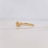 Anillo Solitario Churumbela 1.6 g / T7 3/4 Oro Amarillo 18K