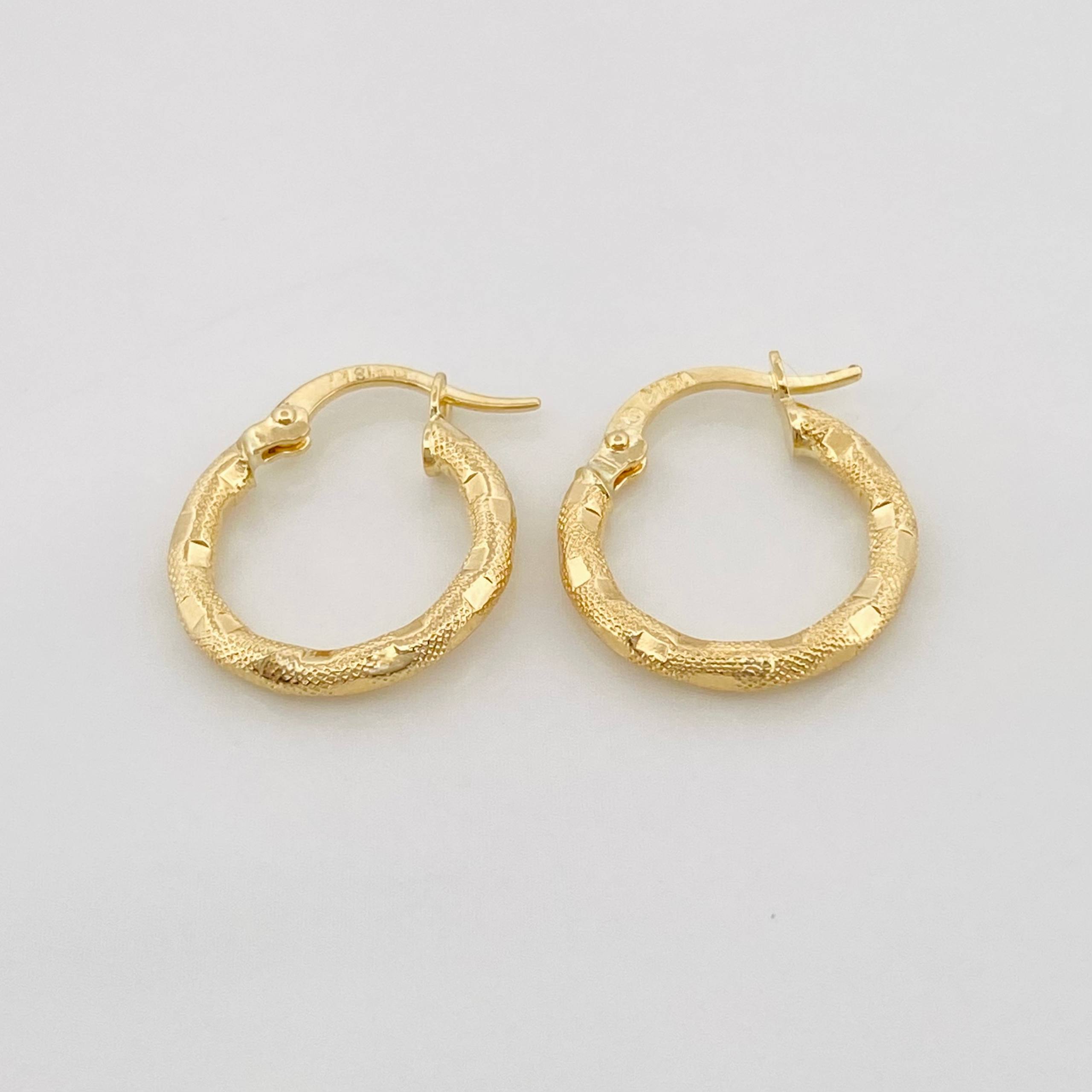 Candongas Kataleya 1.3 g / 2 cm Oro Amarillo 18K