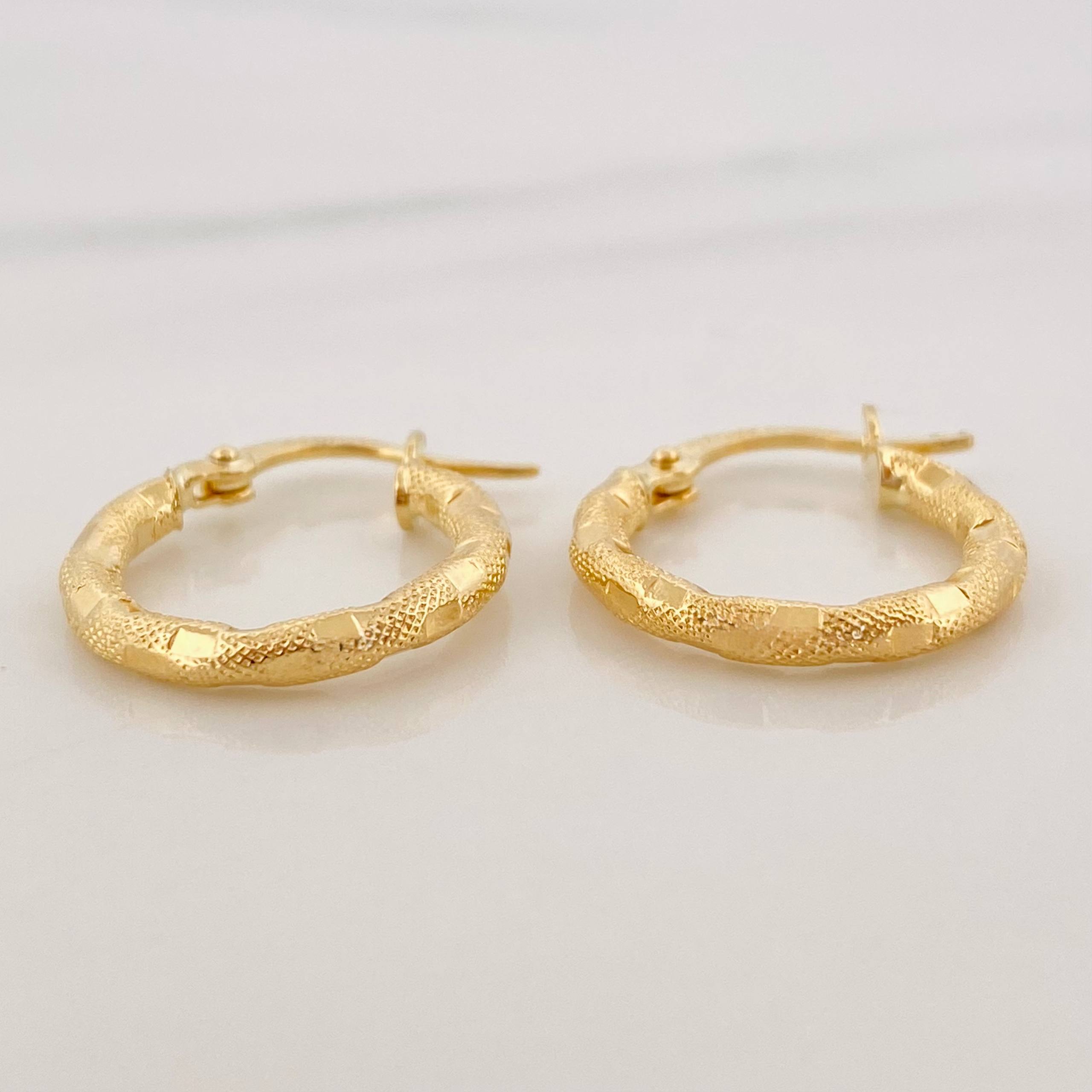 Candongas Kataleya 1.3 g / 2 cm Oro Amarillo 18K