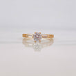 Anillo Solitario Trio 2.2 g / T6 1/2 Oro Amarillo 18K