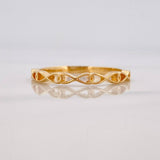 Anillo Infinitos 1.6 g / T6 3/4 Oro Amarillo 18K