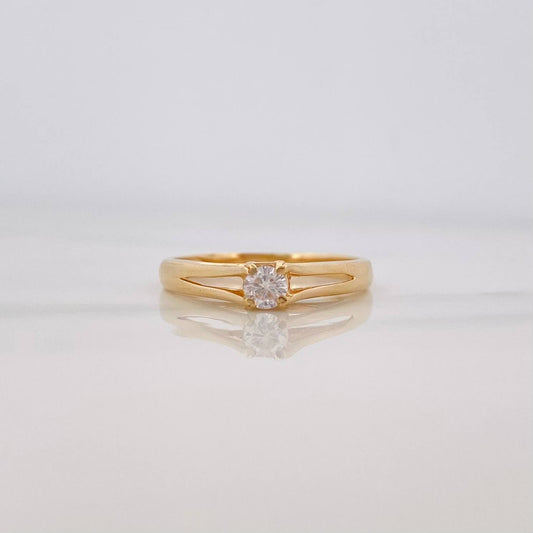 Anillo Solitario 2.05 g / T6 3/4 Oro Amarillo 18K