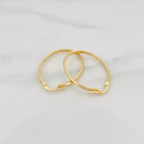 Candongas Taliana 1.8 g / 3.3 cm Oro Amarillo 18K