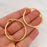 Candongas Andy 1.75 g / 2.5 cm Oro Amarillo 18K
