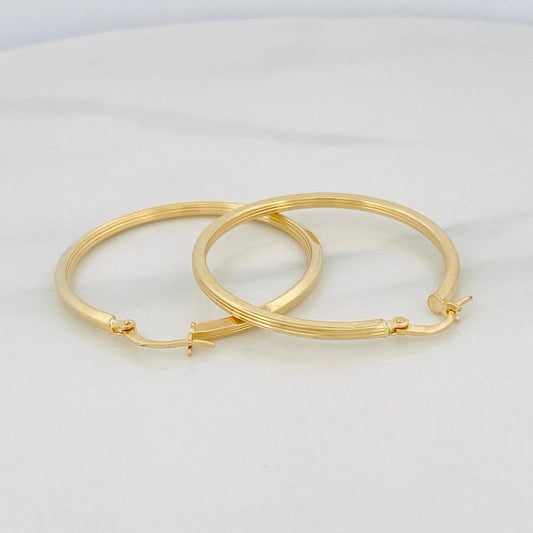 Candongas Andy 1.75 g / 2.5 cm Oro Amarillo 18K