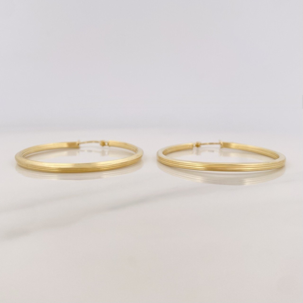 Candongas Andy 1.75 g / 2.5 cm Oro Amarillo 18K