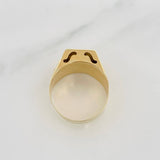 Anillo Palmera 4.15 g / T9 1/2 Dos Oros Amarillo Rosa 18K