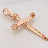 Dije Cruz 3.7 g / 4.3 cm Oro Rosa 18K