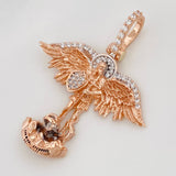 Dije San Miguel Arcangel 4.45 g / 3.5 cm Tres Oros 18K