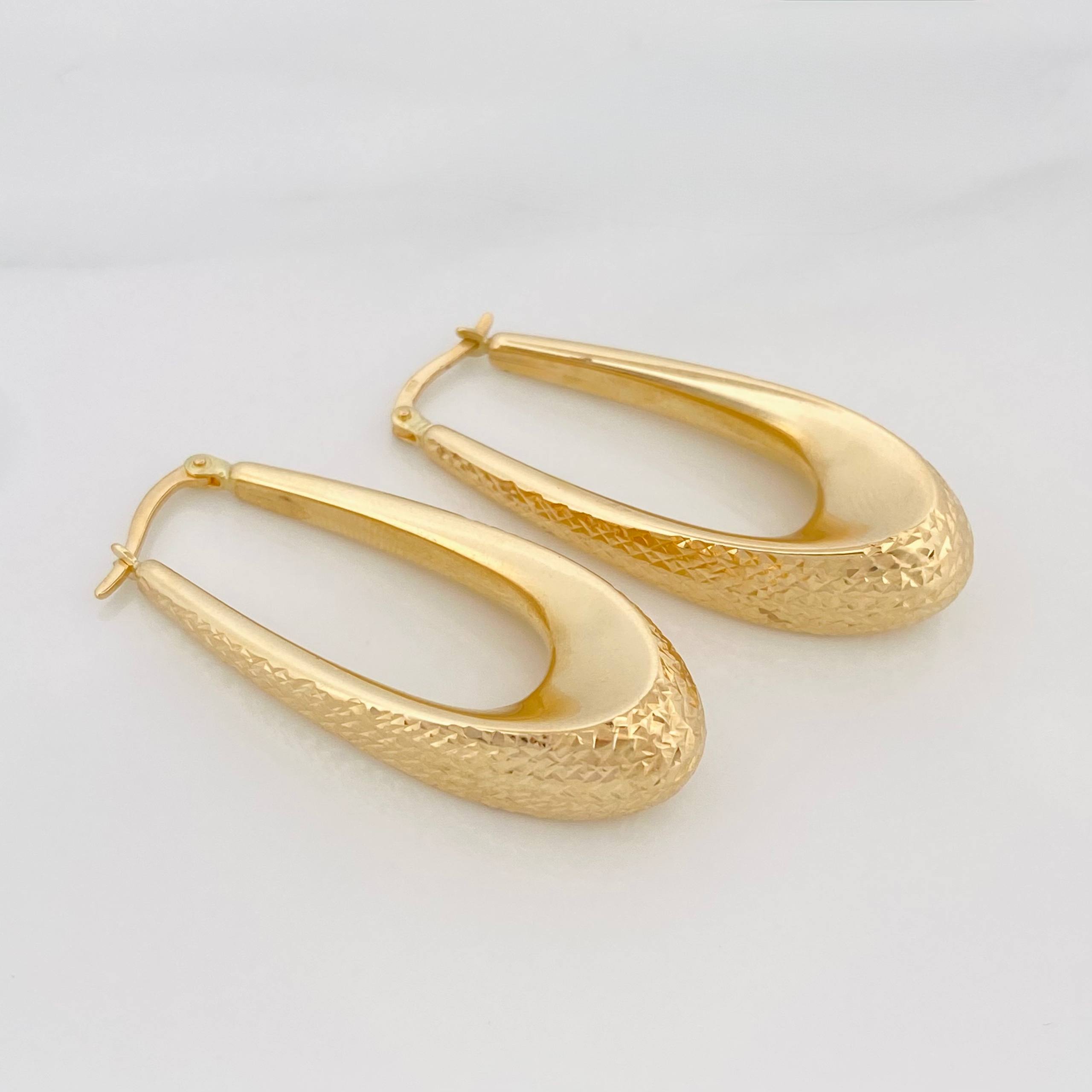 Candongas Lagrima 5.25 g / 50.5 cm Oro Amarillo 18K