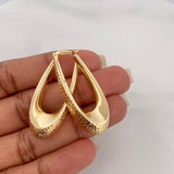 Candongas Lagrima 5.25 g / 50.5 cm Oro Amarillo 18K