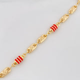 Pulso Rustico Corona 3.35 g / 18 cm / 4 mm Oro Amarillo 18K