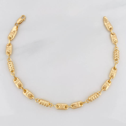 Pulso Rustico Corona 3.8 g / 18 cm / 4.15 mm Oro Amarillo 18K
