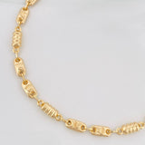 Pulso Rustico Corona 3.3 g / 18 cm / 4 mm Oro Amarillo 18K