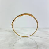 Pulso Aro Clavo 10.75gr / 17cm / Circones Blancos Oro Amarillo ©