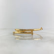 Pulso Aro Clavo 10.75gr / 17cm / Circones Blancos Oro Amarillo ©