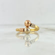 Anillo Tu Y Yo 1.95gr / T8 / 6mm Bola Lisa Oro Amarillo ©