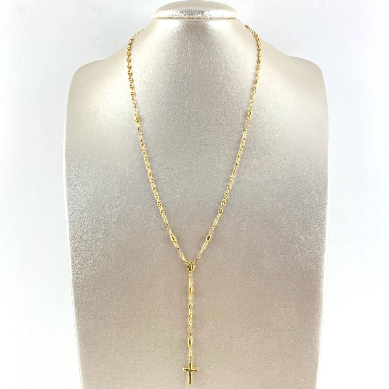 Rosario GC Virgen Milagrosa 6.15gr / 50cm / 3mm Oro Amarillo ©