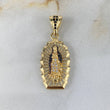Dije Virgen de Guadalupe 2.7gr / 3.2cm / Circones Blancos-Negros Oro Amarillo