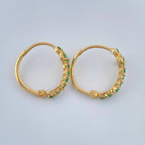 Candongas Cruz 2.25gr / 1.5cm / Oro Amarillo 18K %