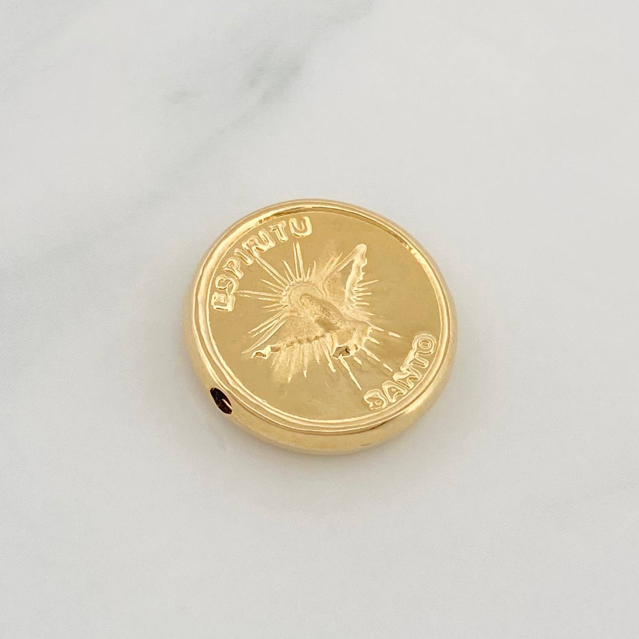 Herraje Espíritu Santo 0.8g / 1.3cm Oro Amarillo 18K