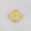 Herraje Virgen Milagrosa 0.55g / 1.6cm Oro Amarillo 18K