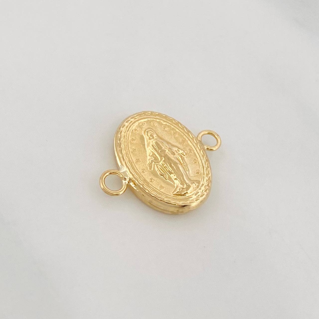 Herraje Virgen Milagrosa 0.55g / 1.6cm Oro Amarillo 18K