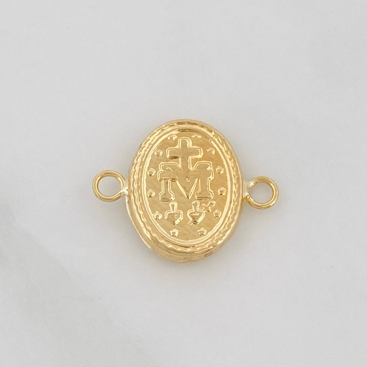 Herraje Virgen Milagrosa 0.55g / 1.6cm Oro Amarillo 18K