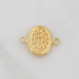 Herraje Virgen Milagrosa 0.55g / 1.6cm Oro Amarillo 18K