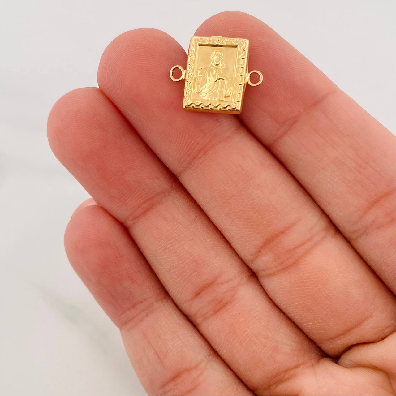 Herraje Sagrado Corazon de Jesus 0.7g / 1.6cm Oro Amarillo 18K