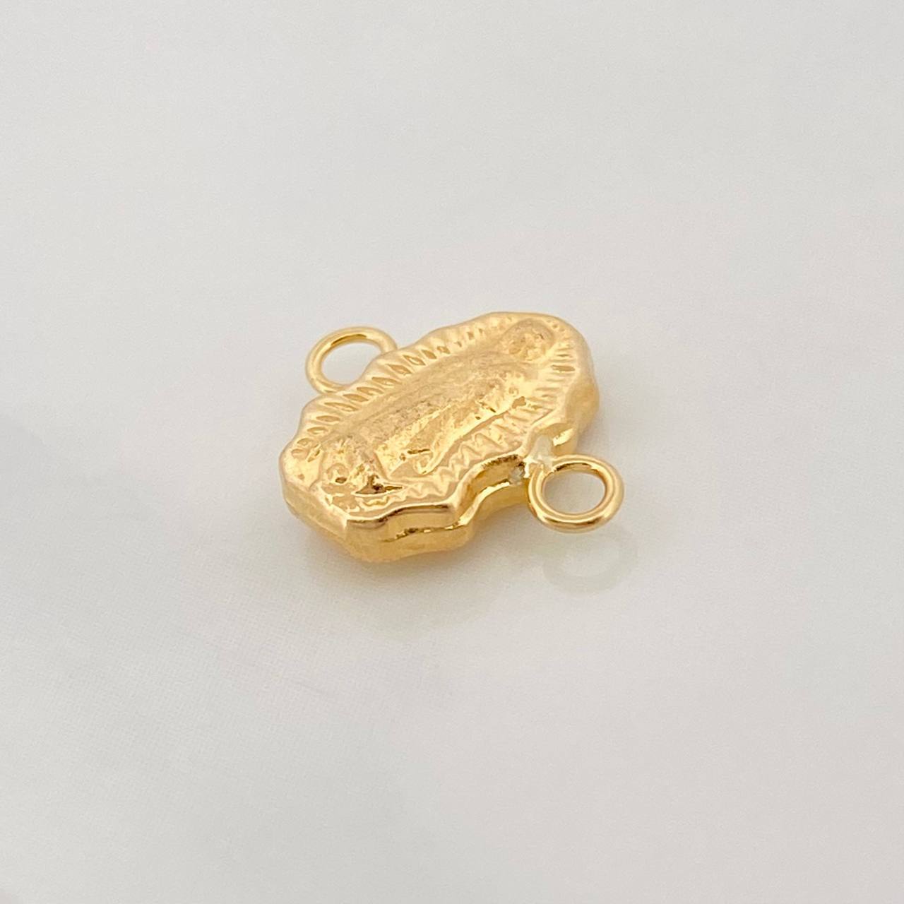 Herraje Virgen de Guadalupe 0.35g / 1.2cm Oro Amarillo 18K