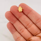 Herraje Virgen de Guadalupe 0.35g / 1.2cm Oro Amarillo 18K