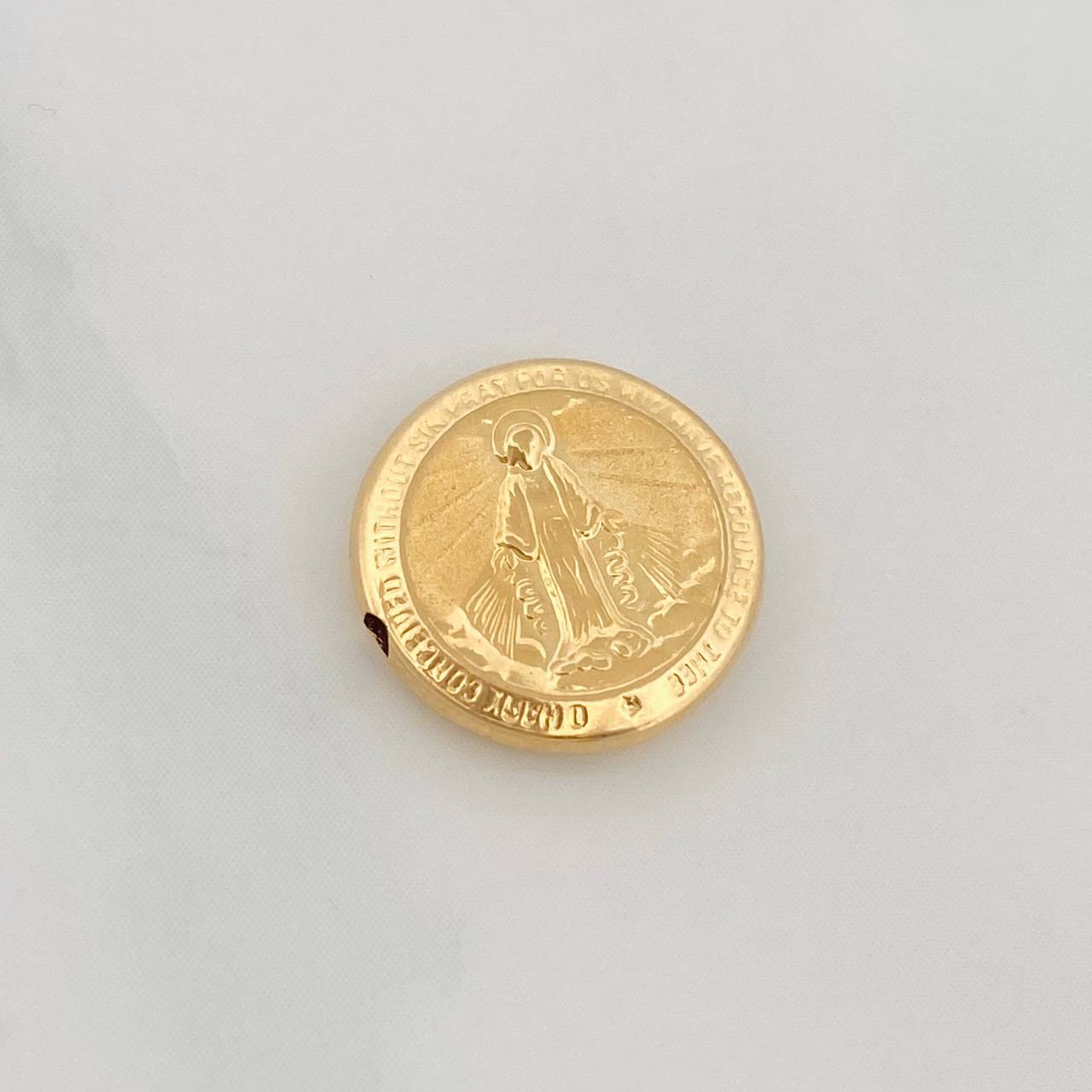 Herraje Virgen Milagrosa 0.6g / 1.2cm Oro Amarillo 18K