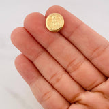 Herraje Virgen Milagrosa 0.55g / 1.2cm Oro Amarillo 18K