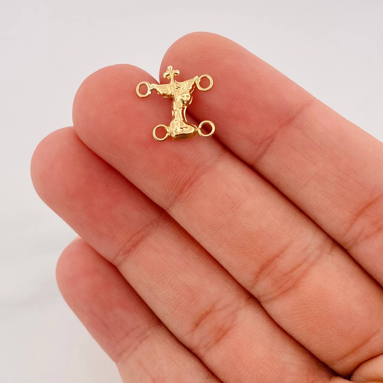 Herraje San Miguel Arcangel 0.35g / 1.2cm Oro Amarillo 18K