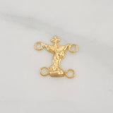 Herraje San Miguel Arcangel 0.35g / 1.2cm Oro Amarillo 18K